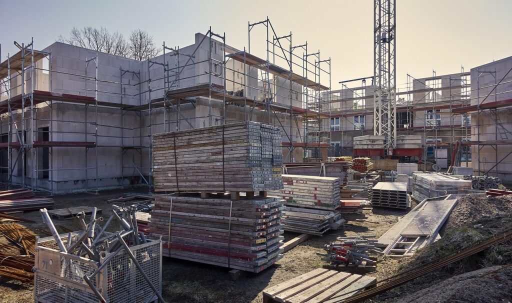 building, construction site, crane, armor, material, new building, palette, box, industry, expression, concrete, architecture, construction site, construction site, construction site, construction site, construction site